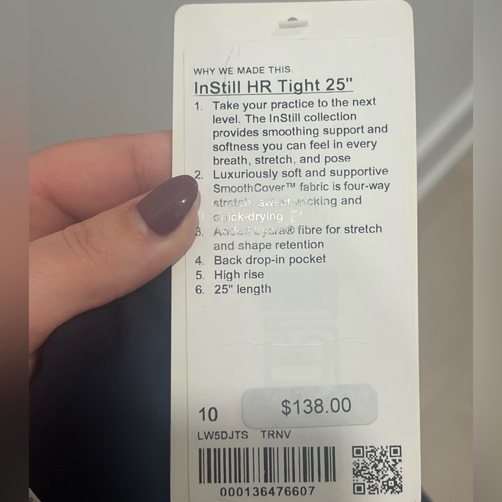 InStill High-Rise Tight 25" Lululemon new with tag - Picture 4 of 4